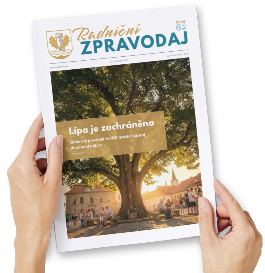 Obecní zpravodaj šablona – titulní strana Zpravodaj PRO v Canvě